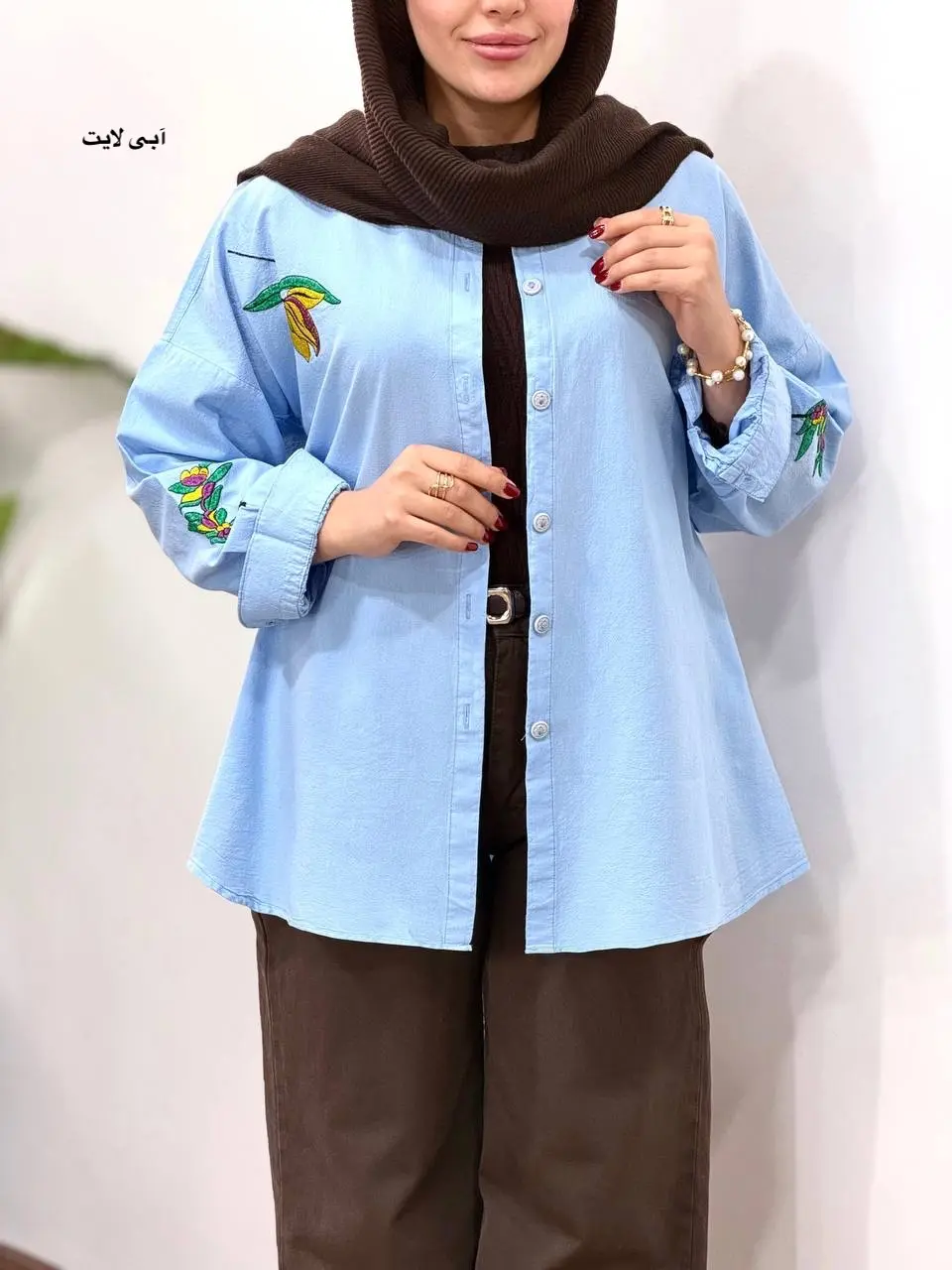 مانتو گلدوزی آیسو ارکیده